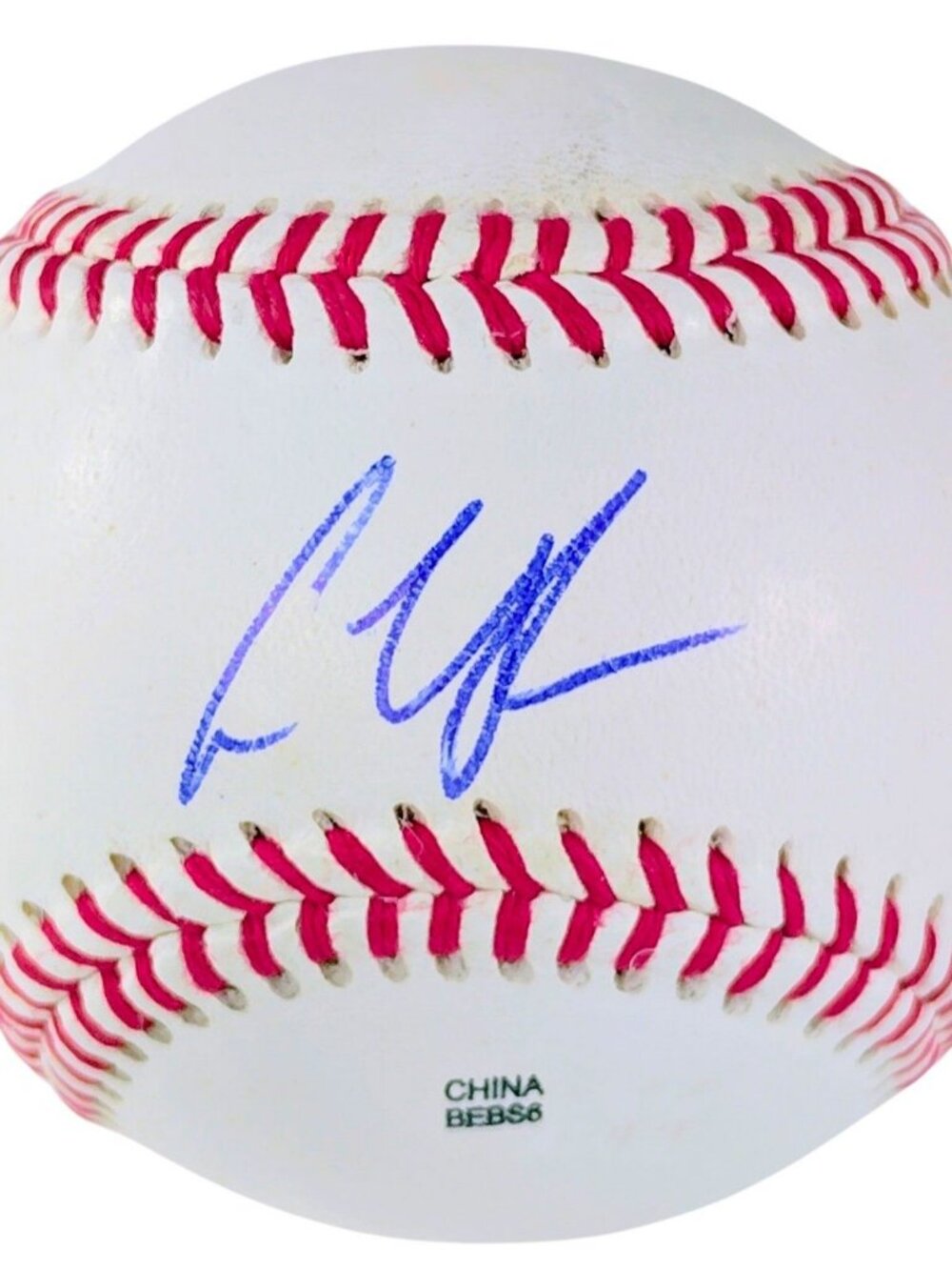 Andrew Vaughn Autographed Baseball Milwaukee Brewers Signed COA Auto